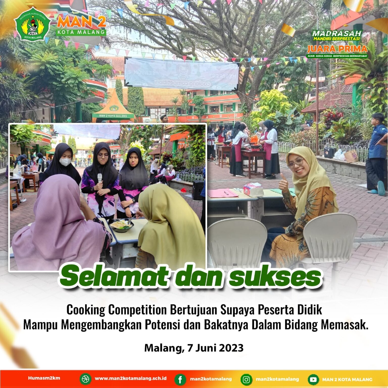 MAN 2 Kota Malang Adakan “Cooking Competition” Melatih Peserta Didik ...